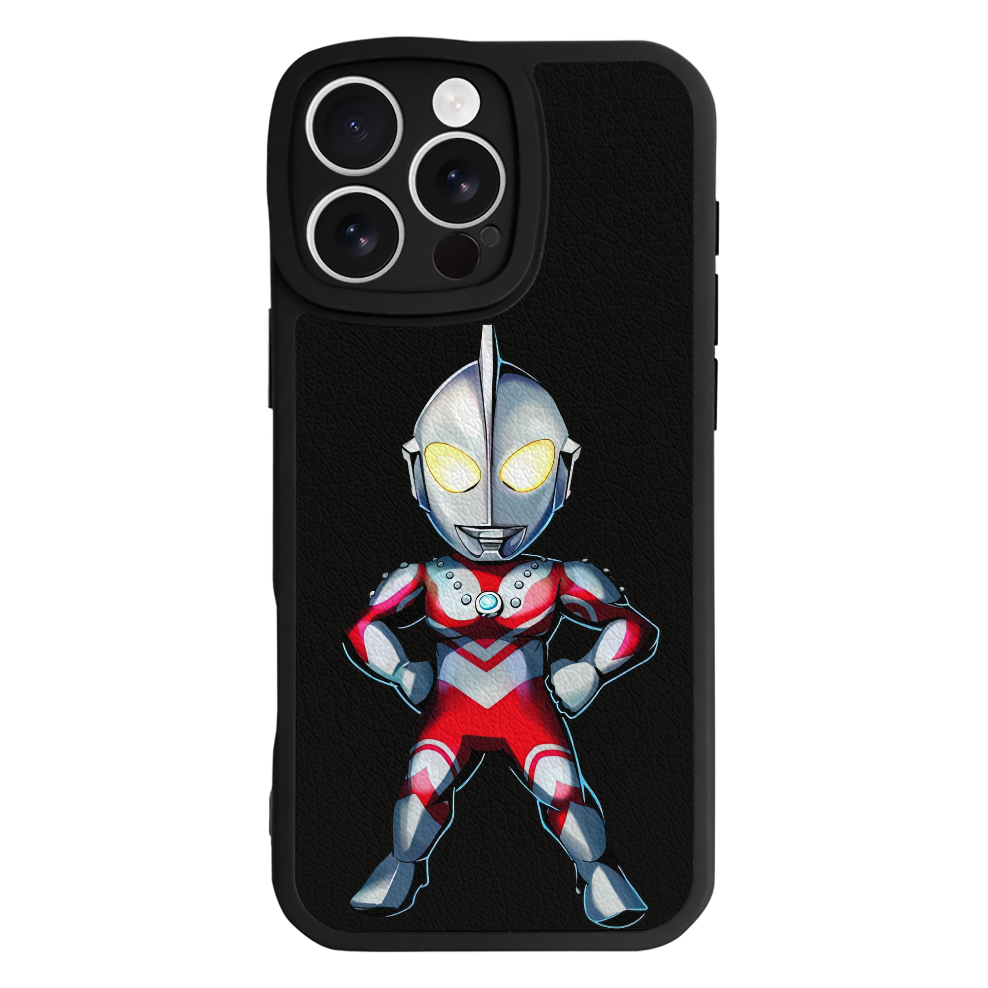 （画像用） ウルトラマン Ultraman 【iPhone 16シリーズ対応】シリコンスマホケース（レザー調） 材質：シリコン